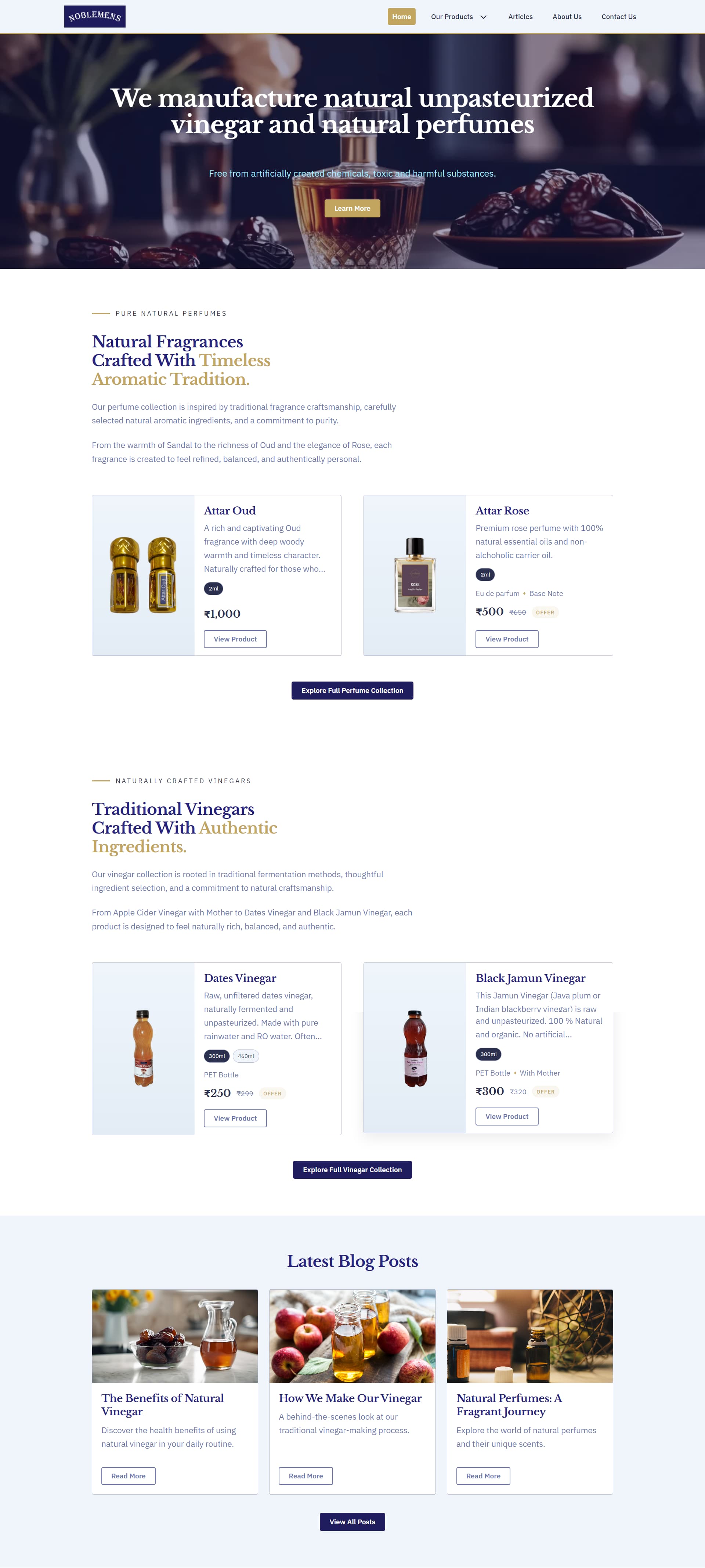 Noblemens website
